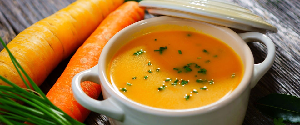 Holmes Place | Soup carrots green onion