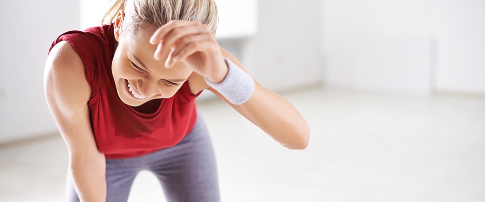 Woman Sweating Laughing | Holmes Place