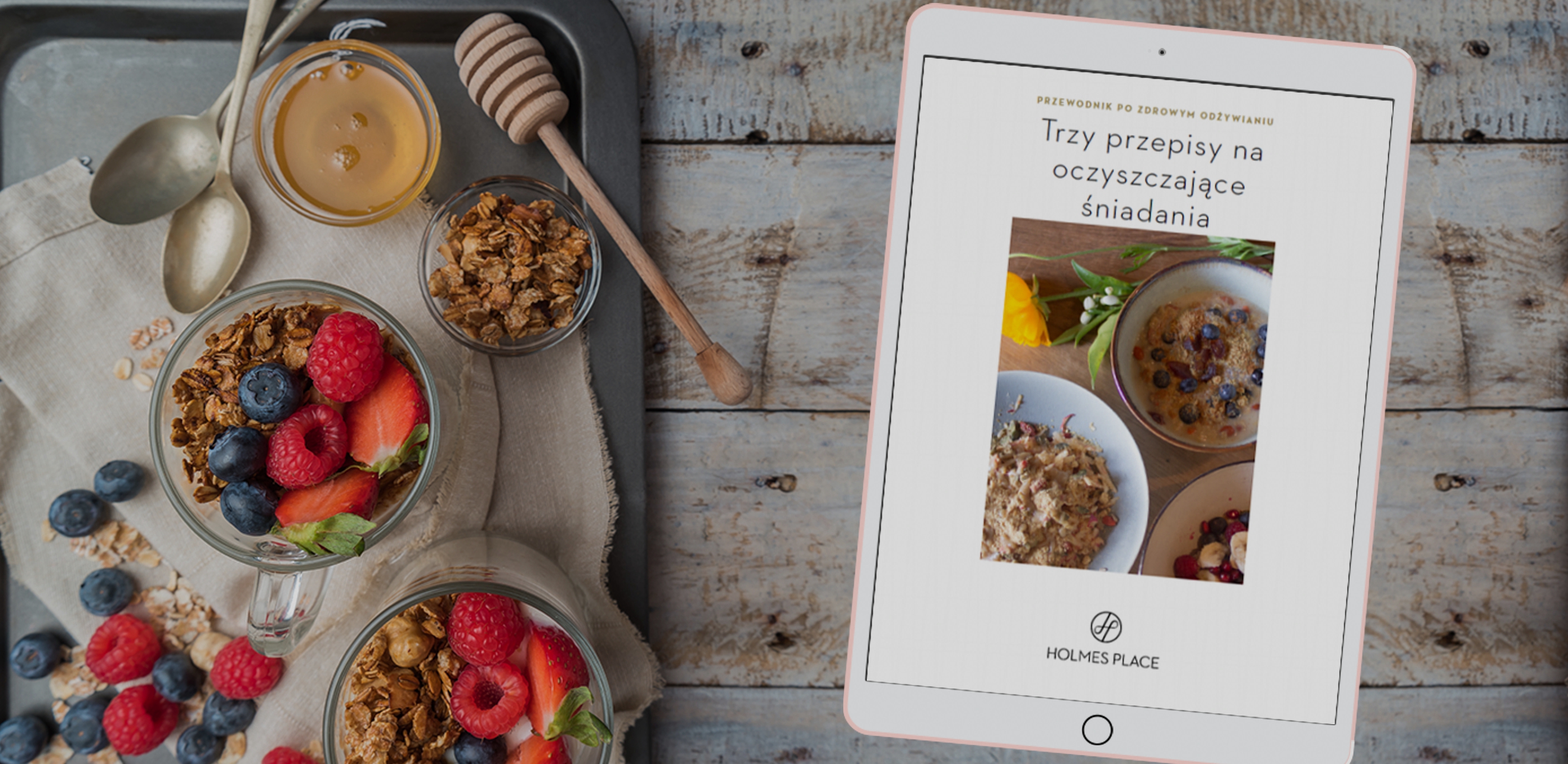 ebook zawierający 3 przepisy na oczyszczające śniadania