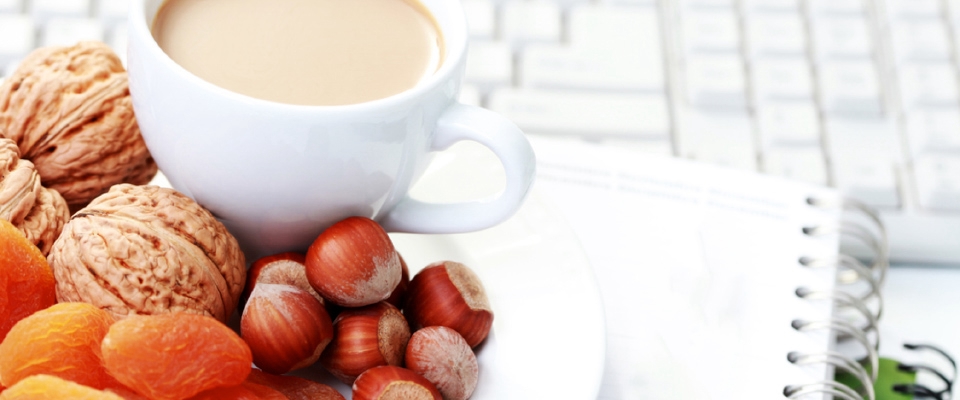 Holmes Place | cup of coffee nuts walnut dry fruit