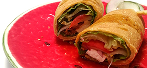 Wrap de grão-de-bico | Menu Praia | Plant-Based Diet | Holmes Place