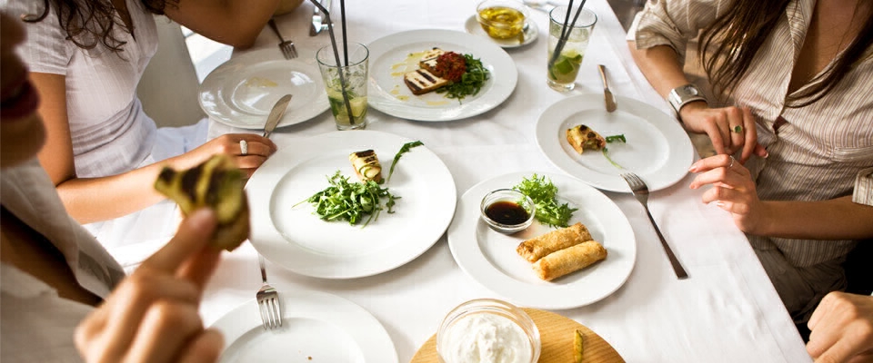 Holmes Place | Table With Food and Plates