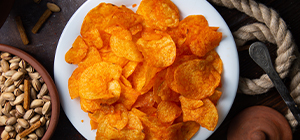 chips batata doce | petiscos saudáveis para festas com amigos | holmes place