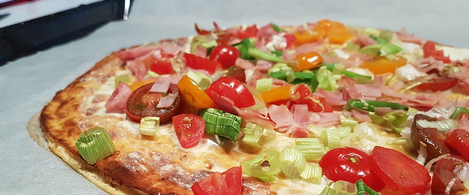 gesundes rezept low carb flammkuchen pizza ernährung