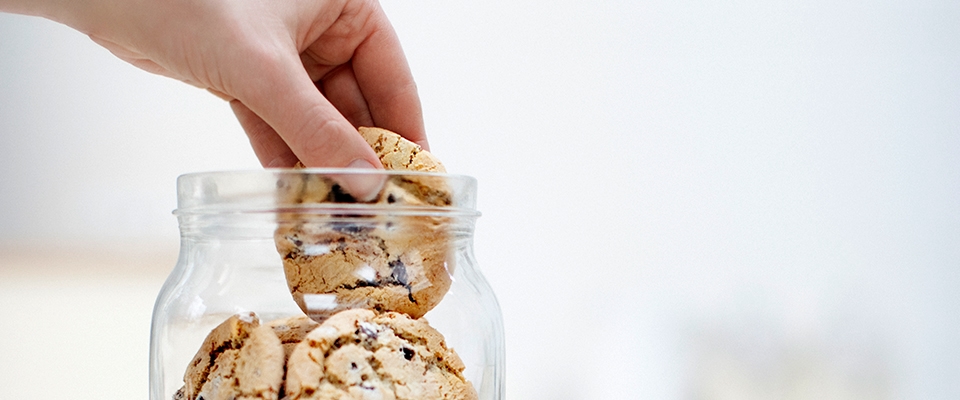 Holmes Place | hand in cookie jar