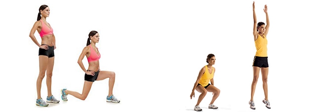 lunges e power squat